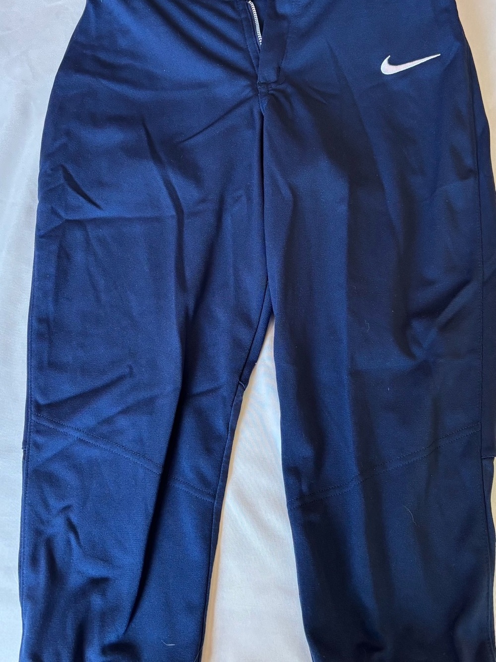 Nike Navy Performance Leggings with White Logo